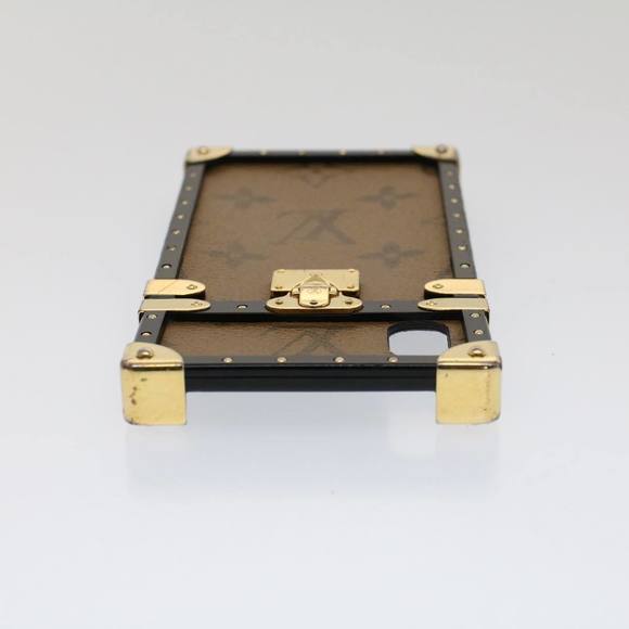 LOUIS VUITTON Monogram Reverse Eye Trunk iPhoneX Case M62619 LV Auth 50866 - Picture 5 of 13